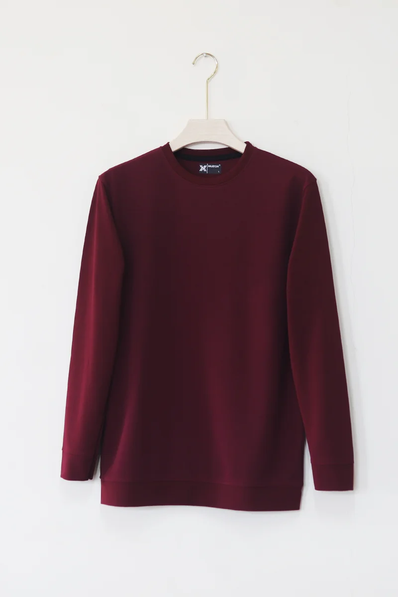 Plain Full Hand T-Shirt Lycra ( Maroon)